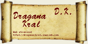 Dragana Kral vizit kartica